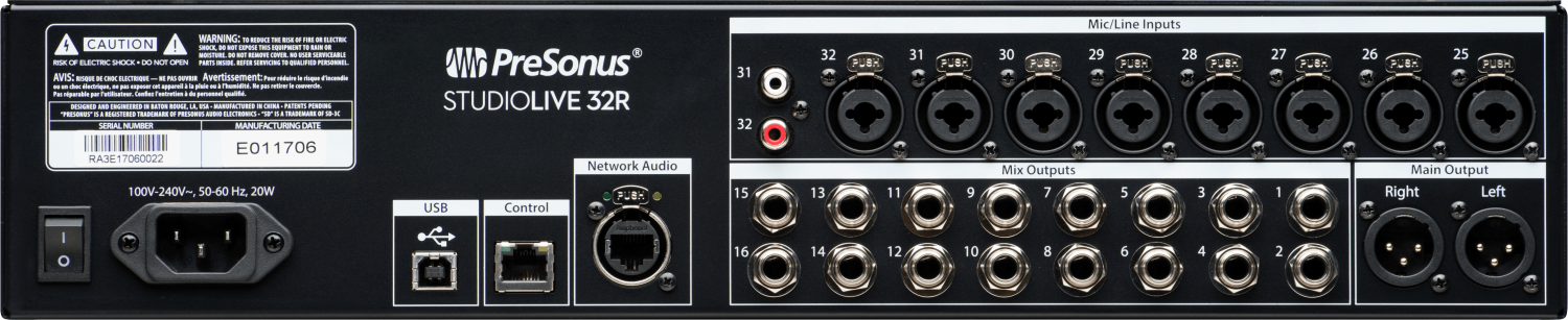 PreSonus StudioLive 32R